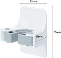 Bezemhouder Command incl bevestigingsstrip wit 1 Stuk-2