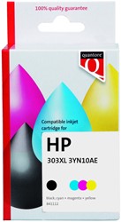 Inktcartridge Quantore Hp 303XL 3yn10cn hc zw+kl 2 Stuk