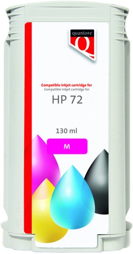 Inktcartridge Quantore HP 72 C9372A rood 1 Stuk