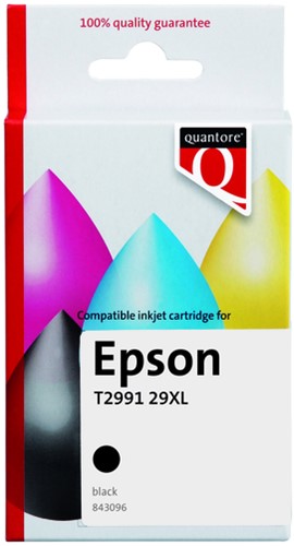 Inktcartridge Quantore Epson 29XL T2991 zwart 1 Stuk