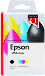 Inktcartridge Quantore Epson 29XL T2996 zwart 3 kl 4 Stuk