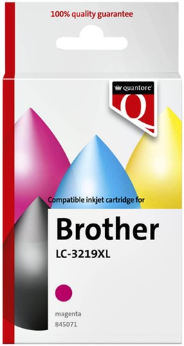 Inktcartridge Quantore Brother Lc-3219XL rood 1 Stuk