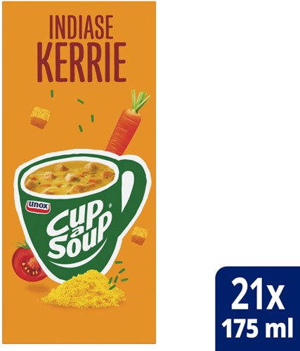 Cup-a-Soup Unox Indiase kerrie 175ml 21 Zak
