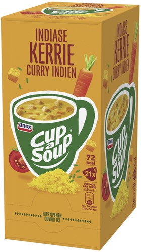 Cup-a-Soup Unox Indiase kerrie 175ml 21 Zak-2