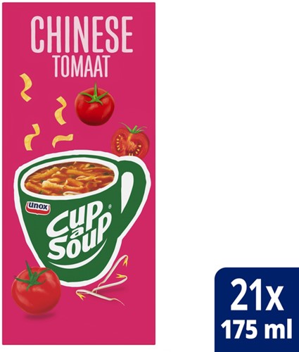 Cup-a-Soup Unox Chinese tomaten 175ml 21 Zak