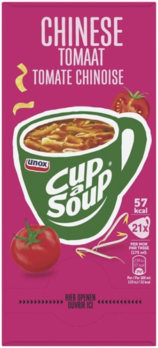 Cup-a-Soup Unox Chinese tomaten 175ml 21 Zak-2