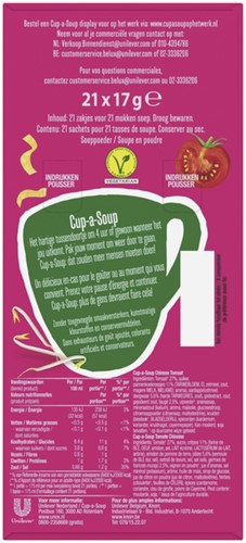 Cup-a-Soup Unox Chinese tomaten 175ml 21 Zak-3