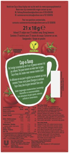 Cup-a-Soup Unox tomaat 175ml 21 Zak-2
