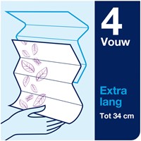 Handdoek Tork H2 Premium 2laags 212x340mm 100297 21 Stuk-2