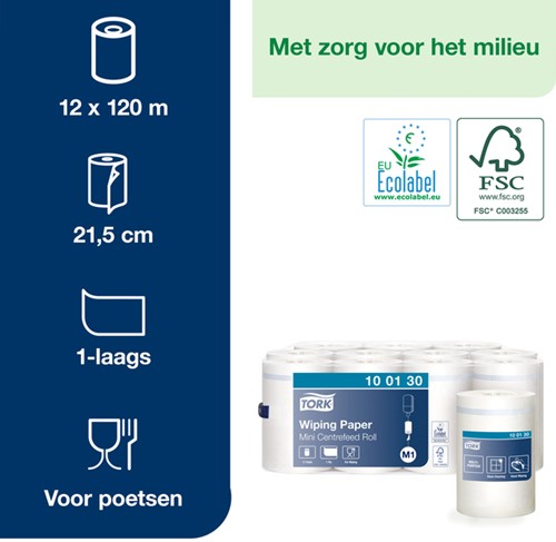 Poetspapier Tork M1 Advanced 1laags 120m 100130 11 Rol-2