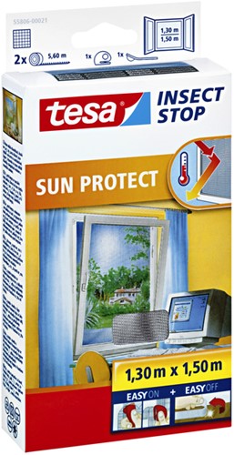 Insectenhor tesa SUN raam 1.3x1.5m antraciet 1 Stuk