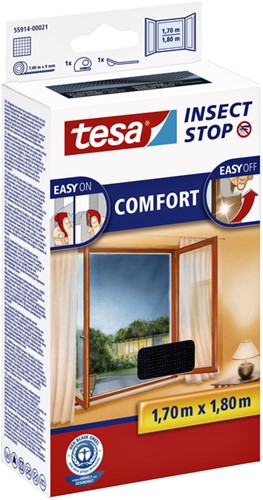 Insectenhor tesa raam 1.7x1.8m zwart 1 Stuk-2
