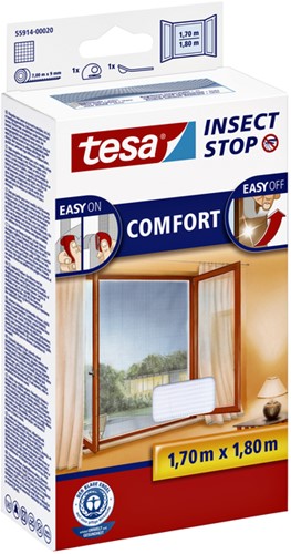 Insectenhor tesa raam 1.7x1.8m wit 1 Stuk-2