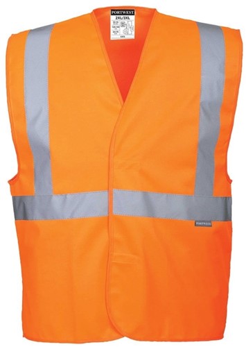 Veiligheidsvest Portwest HiVis oranje 1 Stuk