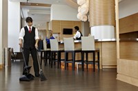Handveger Rubbermaid Exec Lobby lange steel zwart 1 Stuk-1