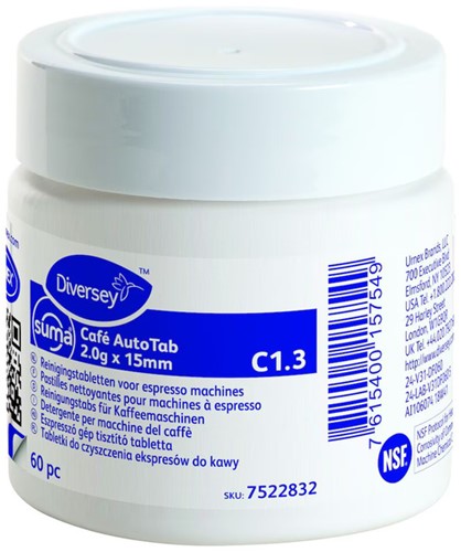 Reinigingstabletten Suma Cafe C1.3 60 stuks 60 Stuk