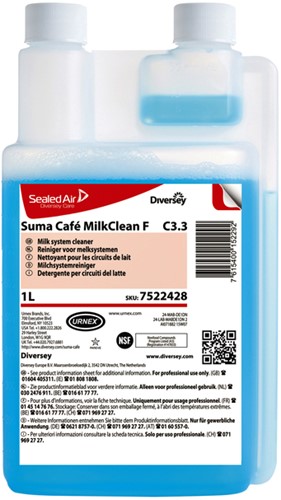 Reinigingsvloeistof Suma Milkcleaner 1 liter 1 Liter