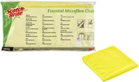 Microvezeldoek Scotch-Brite Essential geel 10 Stuk-3