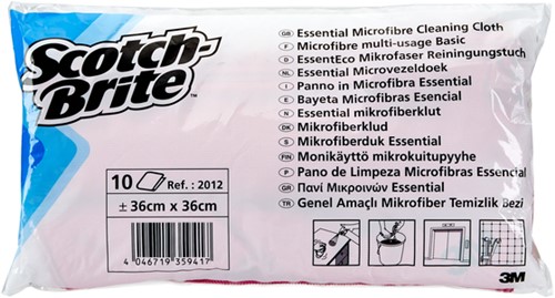 Microvezeldoek Scotch-Brite Essential groen 10 Stuk-2