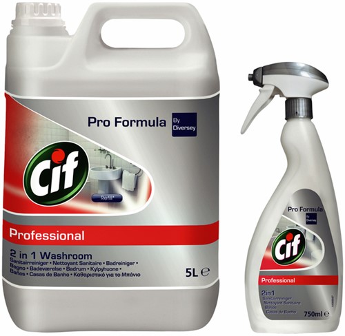 Sanitairreiniger Cif Professional 2in1 5 liter 5 Liter-2