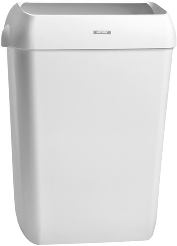 Afvalbak Katrin open inworp 50 liter wit 1 Stuk
