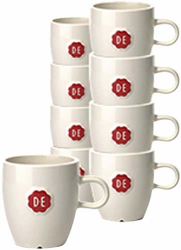 Kopje Douwe Egberts espresso 70ml wit 12 Stuk