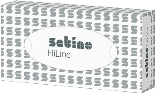 Facial tissues Satino HiLine 100 vel wit 206450 100 Vel-3