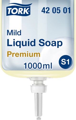 Handzeep Tork S1 Premium vloeibaar 1000ml mild 1 Stuk