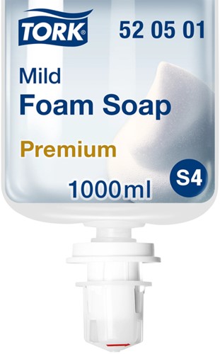 Handzeep Tork S4 Premium schuim 1000ml mild 1 Stuk