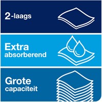 Handdoekrol Tork H1 Premium 2laags 100m wit 6 Rol-3
