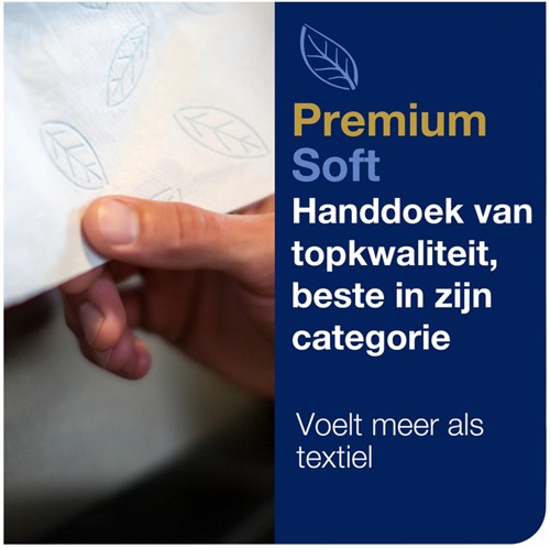 Handdoekrol Tork H1 Premium 2laags 100m wit 6 Rol-3