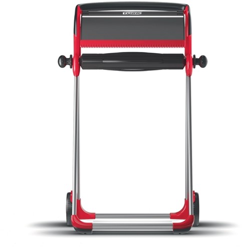 Poetspapierdispenser Tork W1 vloerstandaard rood 1 Stuk-2
