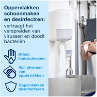 Poetspapierdispenser Tork M2 Elevation wit 1 Stuk-1