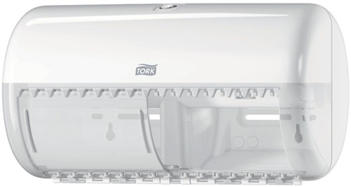 Toiletpapierdispenser Tork T4 duo wit 1 Stuk