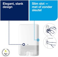 Handdoekdispenser Tork H2 Elevation wit 1 Stuk-2