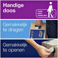 Handdoek Tork H3 Advanced 2laags 248x230mm wit 15 pak-4