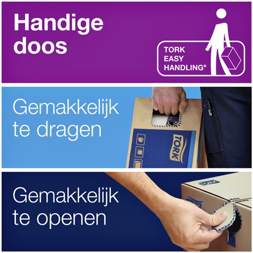 Handdoek Tork H3 Advanced 2laags 248x230mm wit 15 Stuk-4