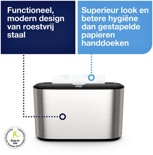 Handdoekdispenser Tork H2 Image Line counter 1 Stuk-4