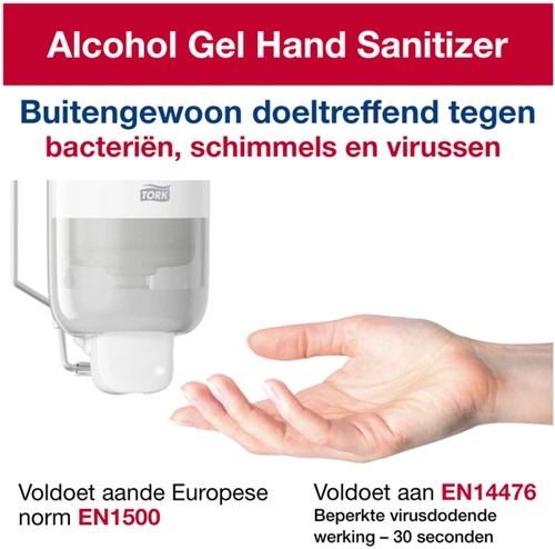 Handdesinfectie Tork S1 Premium alcoholgel 1000 ml 1 Stuk-3