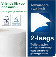 Toiletpapier Tork T2 Advanced jumbo klein wit 12 Rol-3
