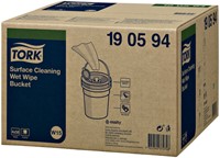 Reinigingsdoek Tork W15 emmer 1laags 58 vel wit 58 Vel-3