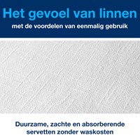 Dinerservet Tork Linstyle Premium wit 478145 50 Vel-1
