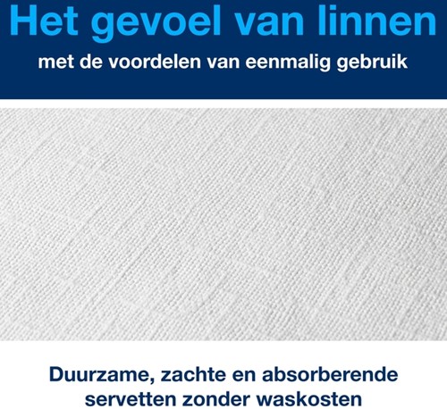 Dinerservet Tork Linstyle Premium wit 478180 50 Vel-2