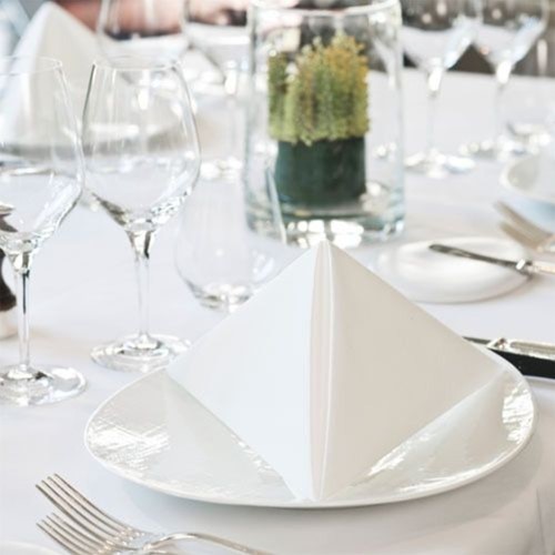 Dinerservet Tork Linstyle Premium wit 478180 50 Vel-3