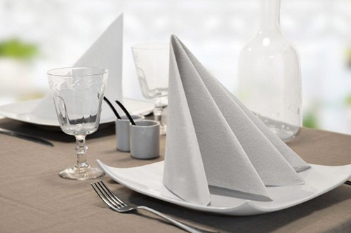 Lunchservet Tork Advanced vierdevouw wit 200 Vel-3