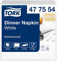 Dinerservet Tork Advanced achtstevouw 150 vel wit 150 Vel