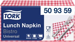 Lunchservet Tork Universal vierdevouw bistro 400 Vel