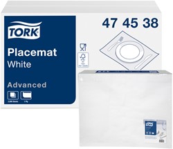 Placemat Tork Advanced 1laags 420x270mm wit 500 Vel