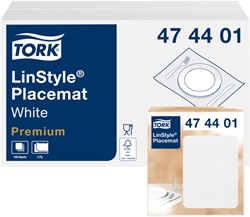 Placemat Tork Linstyle Premium 2laags wit 100 Stuk