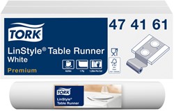 Tafelloper Tork Linstyle Premium 20 vel wit 20 Vel